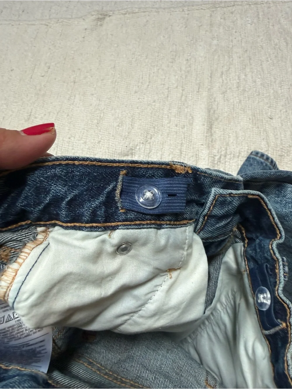 Old Navy Baggy Wide Leg Jeans Kids Size 6